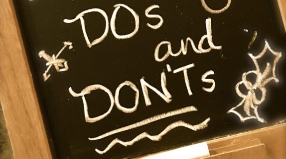 My 8 dos and don’ts to get through the holidays