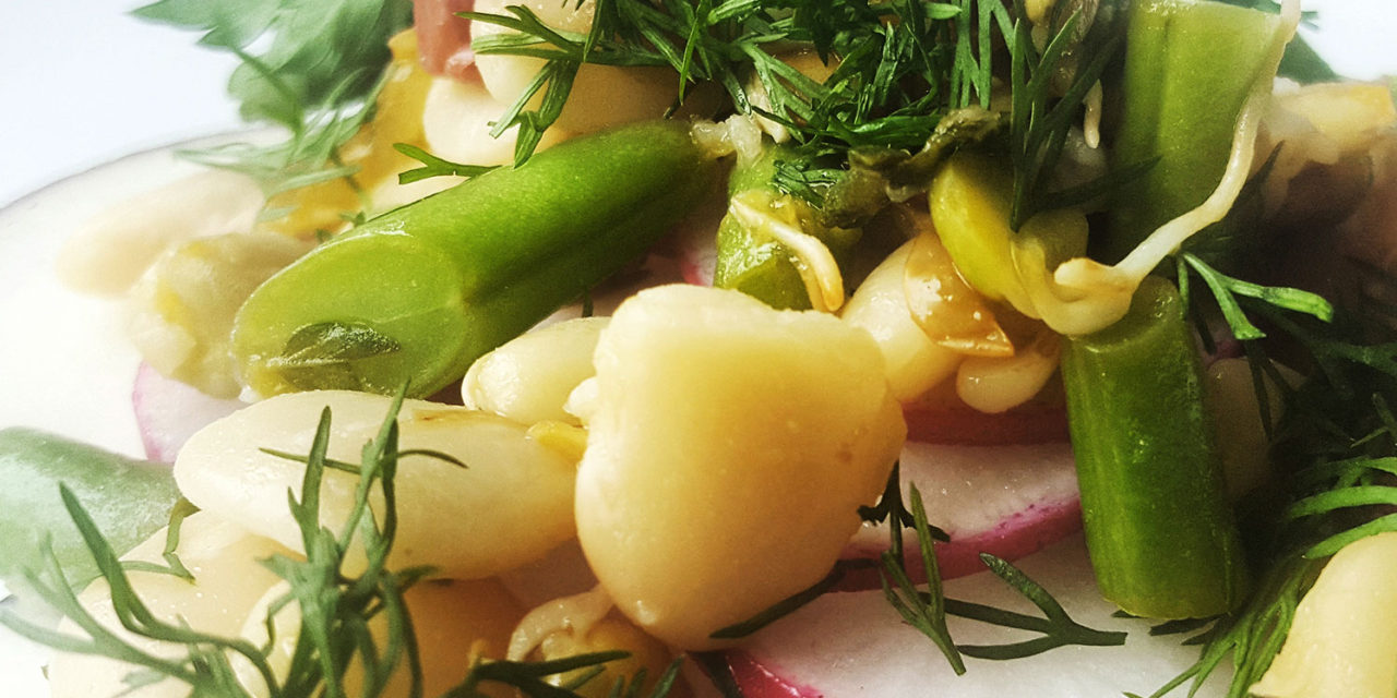 Summer bean salad eases digestion